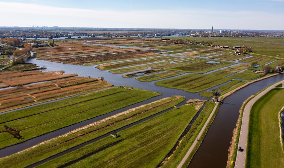 Drone-beeld Kalverpolder